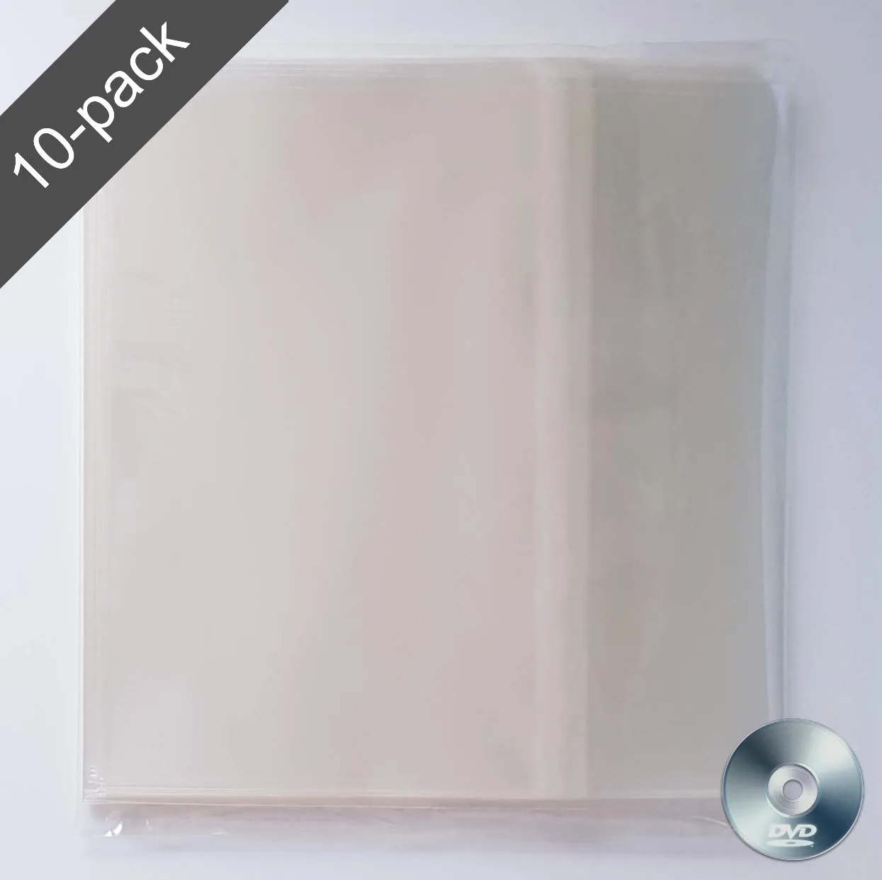 10 DVD Resealable Japanese Sleeves