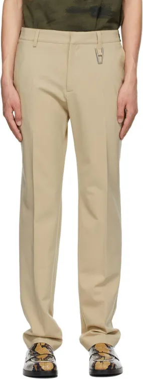 1017 ALYX 9SM Beige Elastic Waist Tailoring Trousers