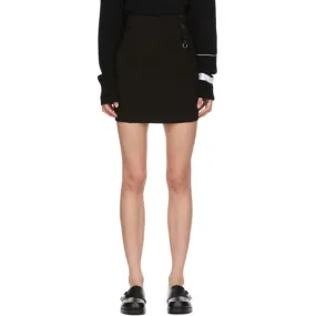 1017 ALYX 9SM Black Buckle Miniskirt