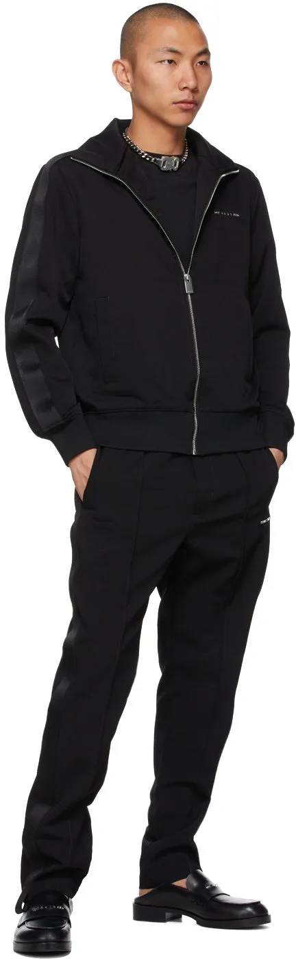 1017 ALYX 9SM Black Pinched Seam Track Pants