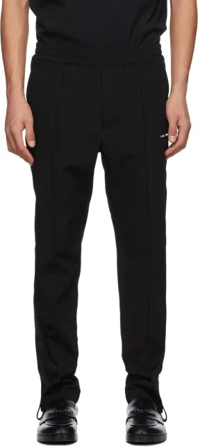 1017 ALYX 9SM Black Pinched Seam Track Pants