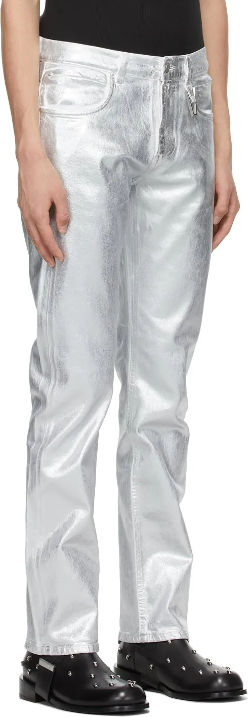 1017 ALYX 9SM Silver Foil Jeans