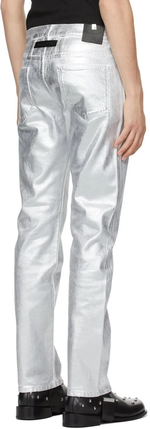 1017 ALYX 9SM Silver Foil Jeans