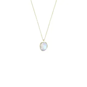 18K Gold Eve Moonstone Necklace