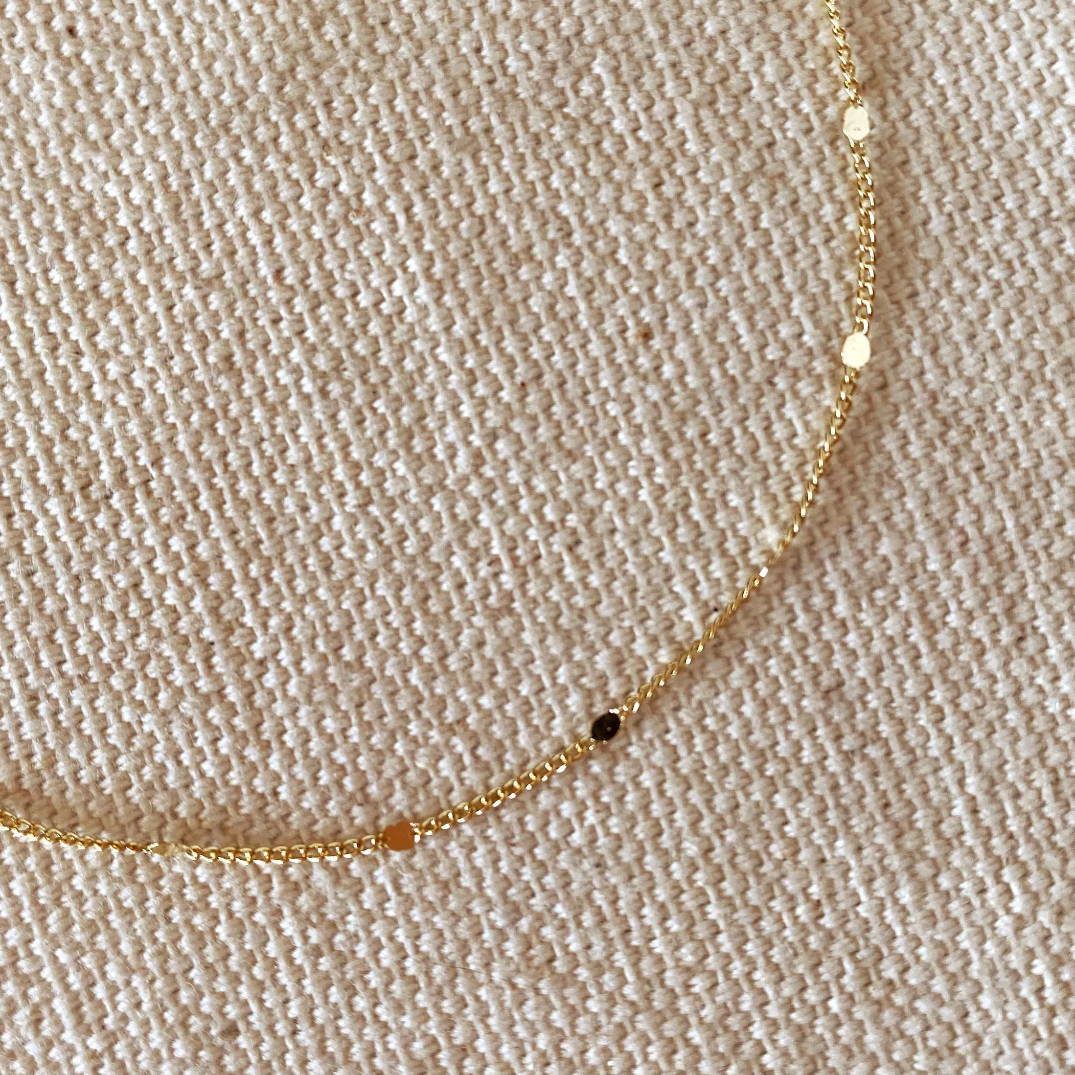1mm Curb Bracelet With Pressed Details