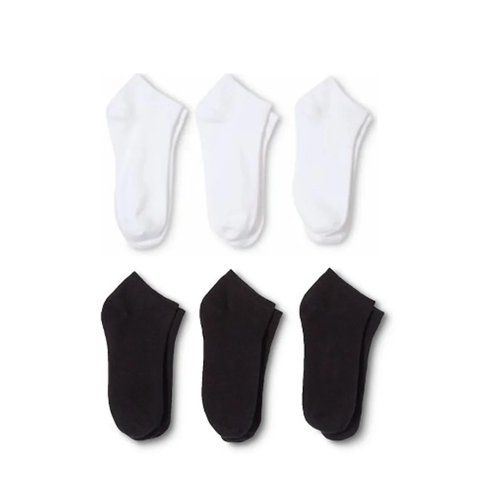 6 Pair Cotton Ankle Socks Breathable Soft and Durable