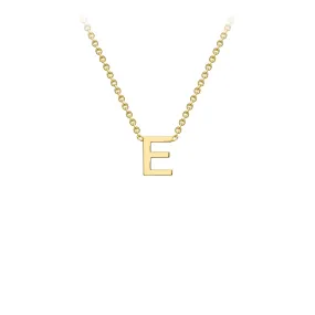 9K Gold 'E' Initial Necklace - 1.19.0154