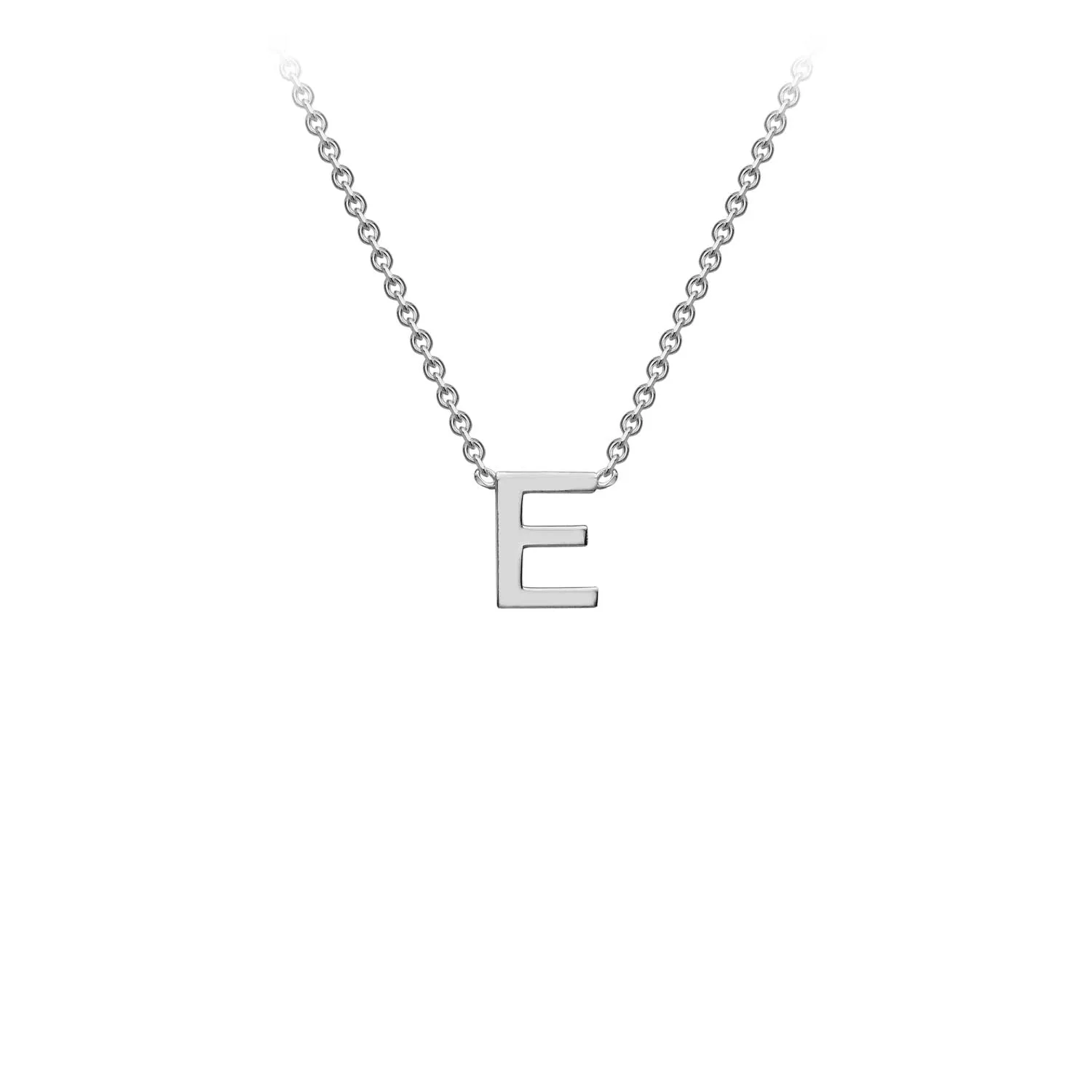 9K Gold 'E' Initial Necklace - 1.19.0154