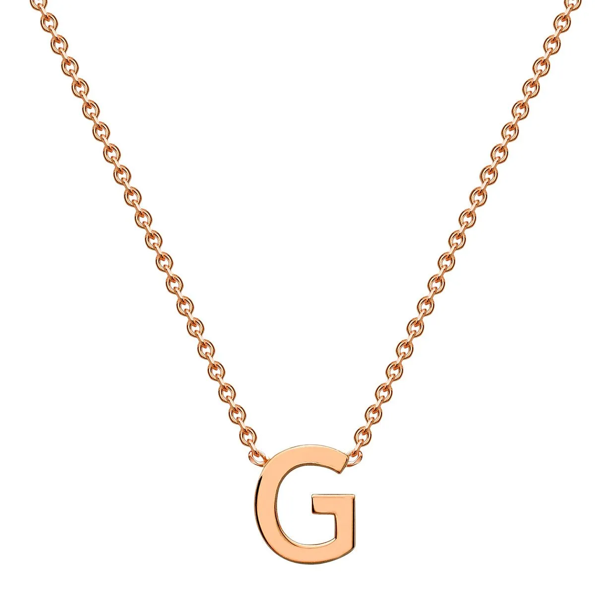 9K Gold 'G' Initial Necklace - 1.19.0156