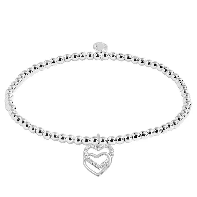 A Little Merry Christmas Fabulous Friend Bracelet Silver-plated