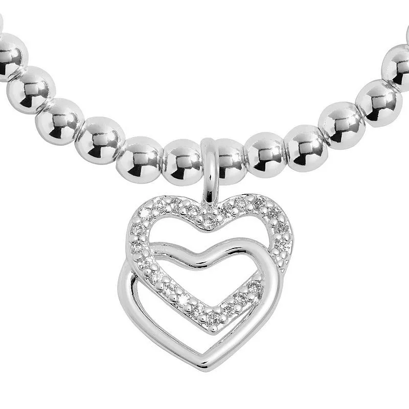 A Little Merry Christmas Fabulous Friend Bracelet Silver-plated