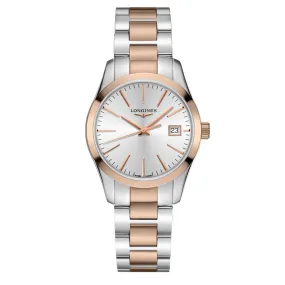 A LONGINES CONQUEST CLASSIC Quartz Date Watch on Bracelet L2.386.3.72.7