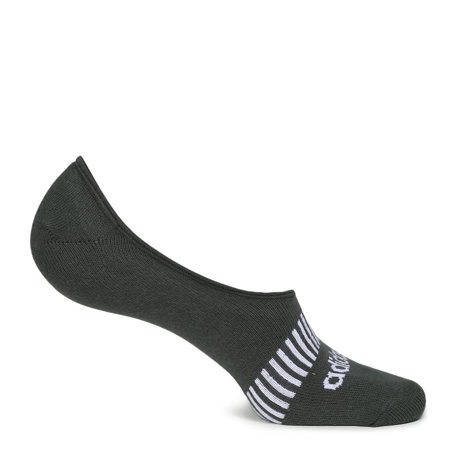 Adidas Blend Unisex Original Flat Knit No Show Cotton Socks - 3 Pairs (6N) (Ad-0748) (Coll Navy/Shadow Olive/Black)