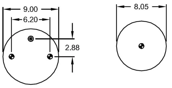 Air Bag Spring Replacement for Kenworth C811013, C81-1013