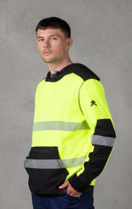 ANTHEM TAPED Tech Hi Vis Hooded Sweatshirt