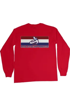 Athletic Apparatus Red Ultra Long Sleeve