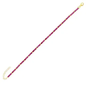 Baguette Tennis Bracelet