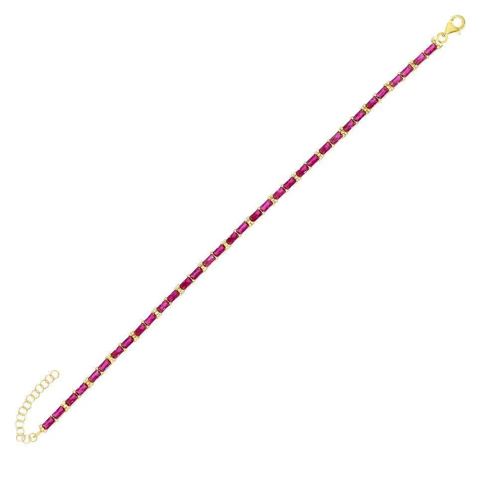 Baguette Tennis Bracelet