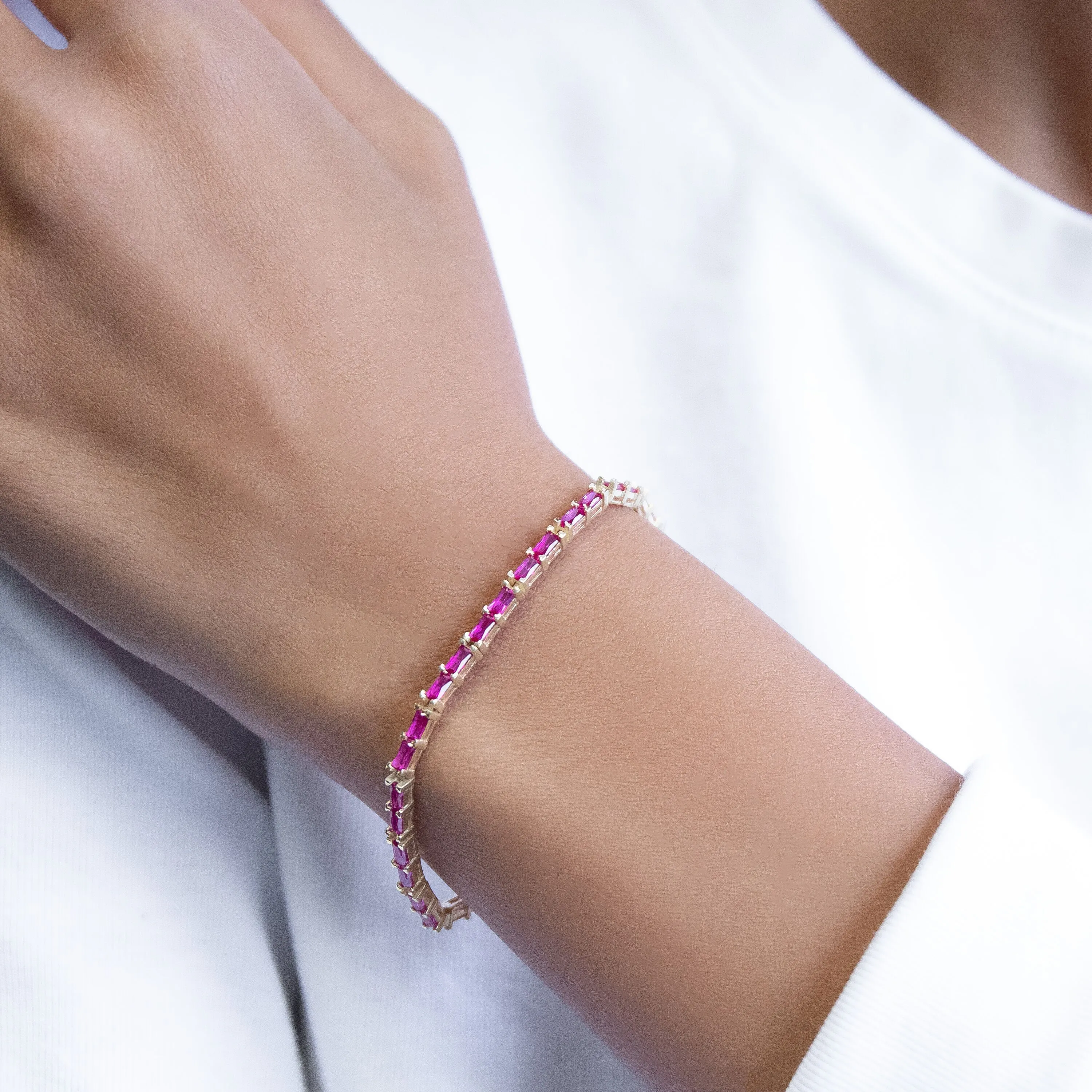 Baguette Tennis Bracelet