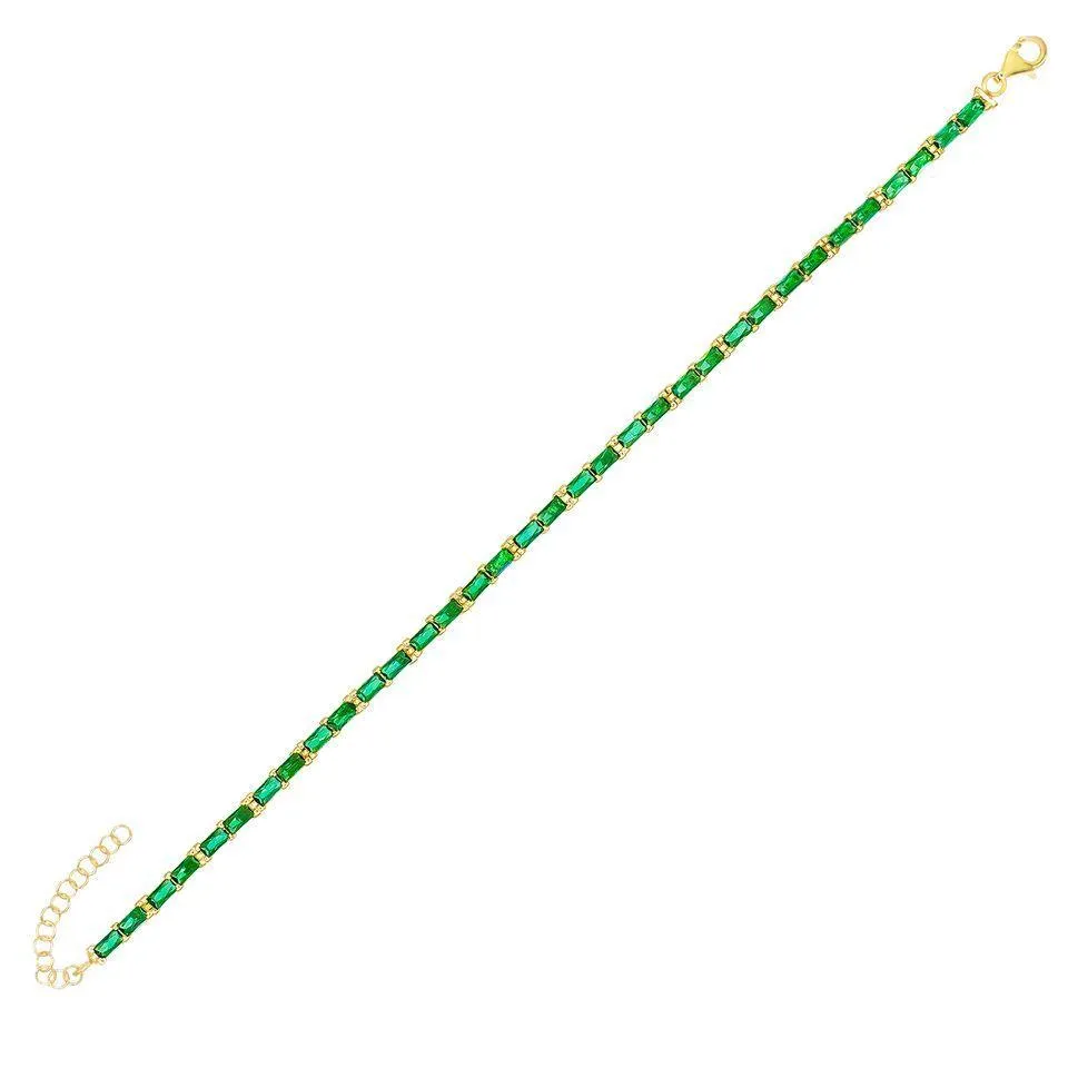 Baguette Tennis Bracelet