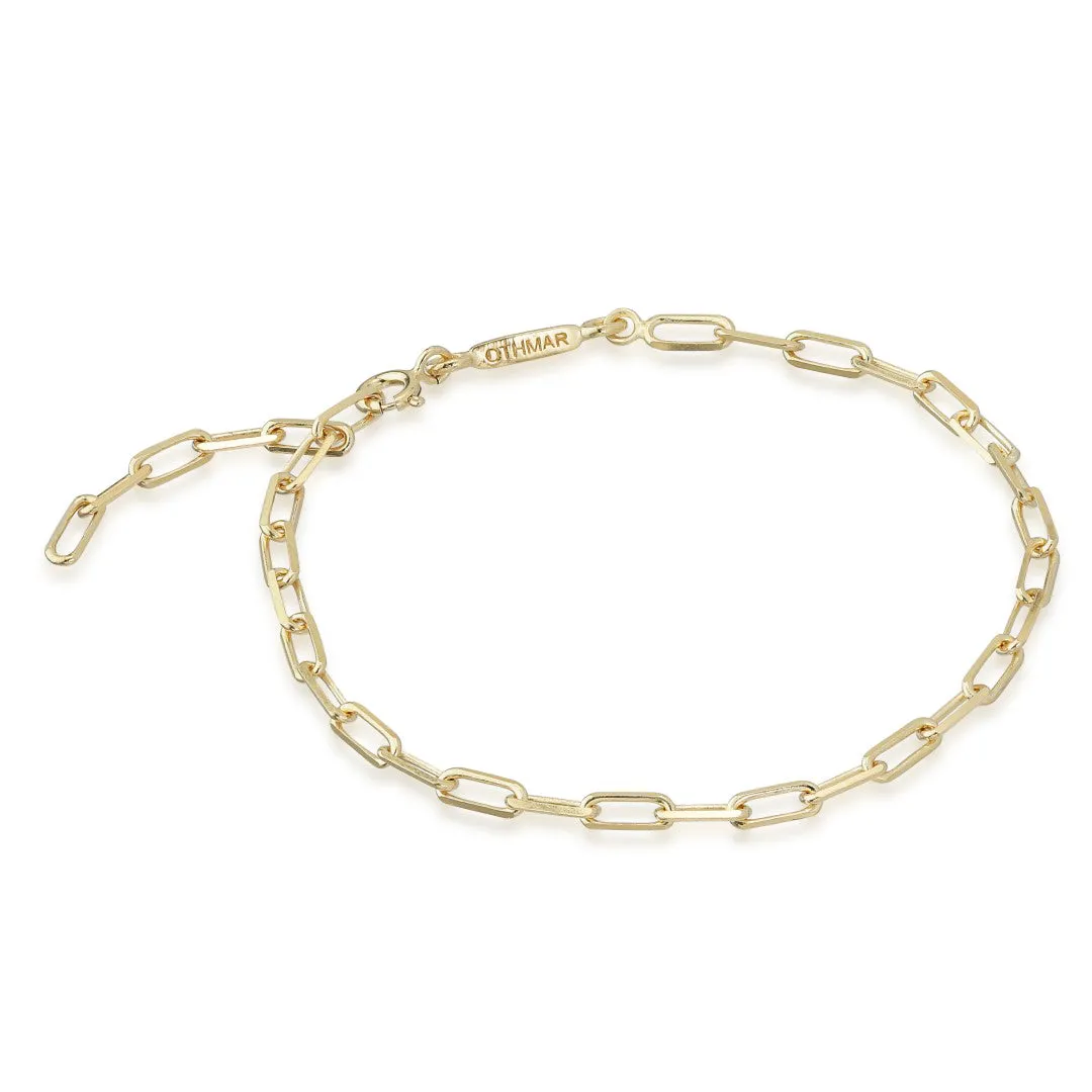 BASIC, Link Bracelet, Golden