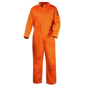 Black Stallion NFPA 2112 7 oz. FR Cotton Coverall, Safety Orange - CF2117-OR