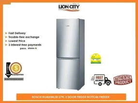 BOSCH KGN33NL30O 279L 2 DOOR FRIDGE BOTTOM FREEZER ***Pre-order