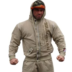 Brachial Zip Hoody Solid - Desert