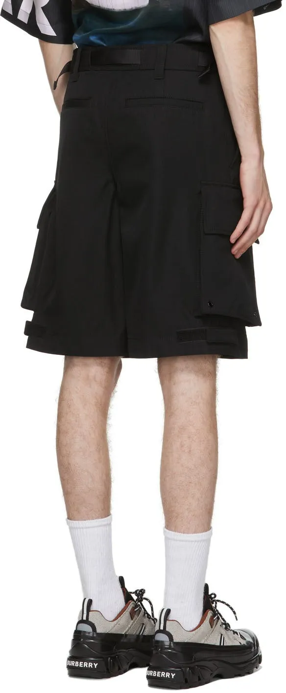 Burberry Black Cargo Billy Shorts