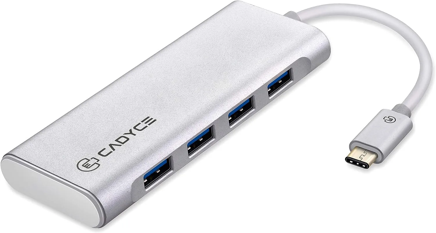 Cadyce USB C to USB 3.0 4 Port Hub