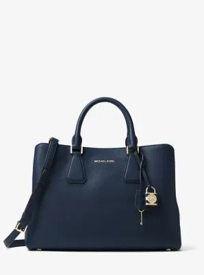 Camille Large Leather Satchel