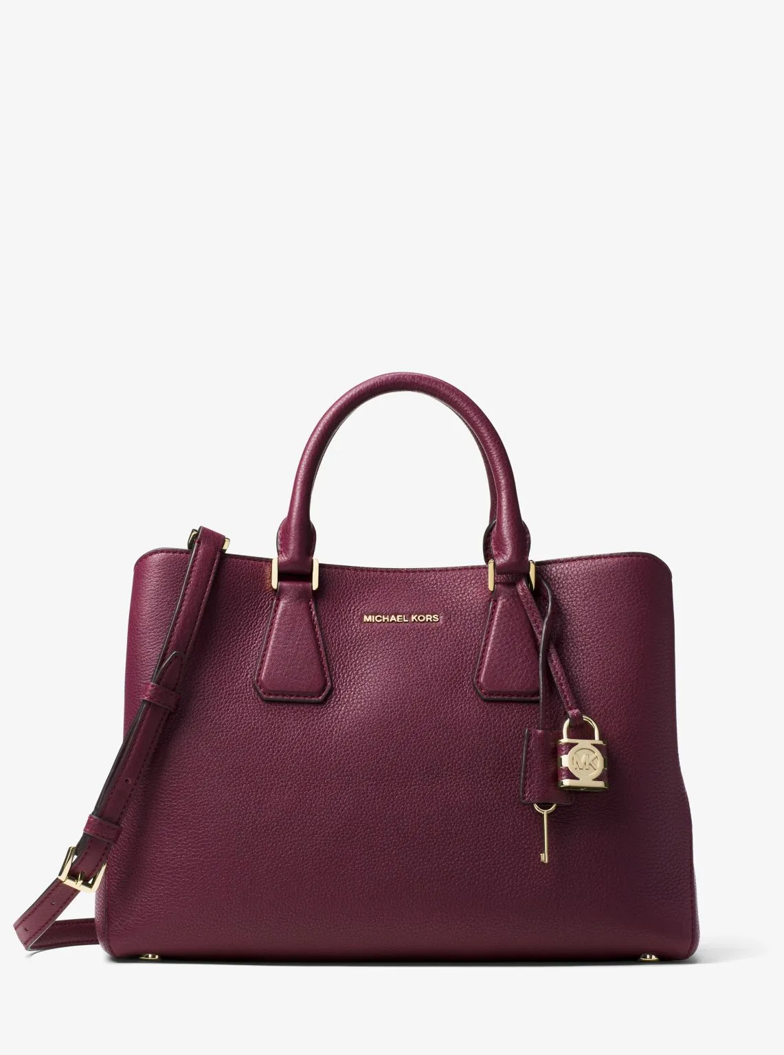 Camille Large Leather Satchel