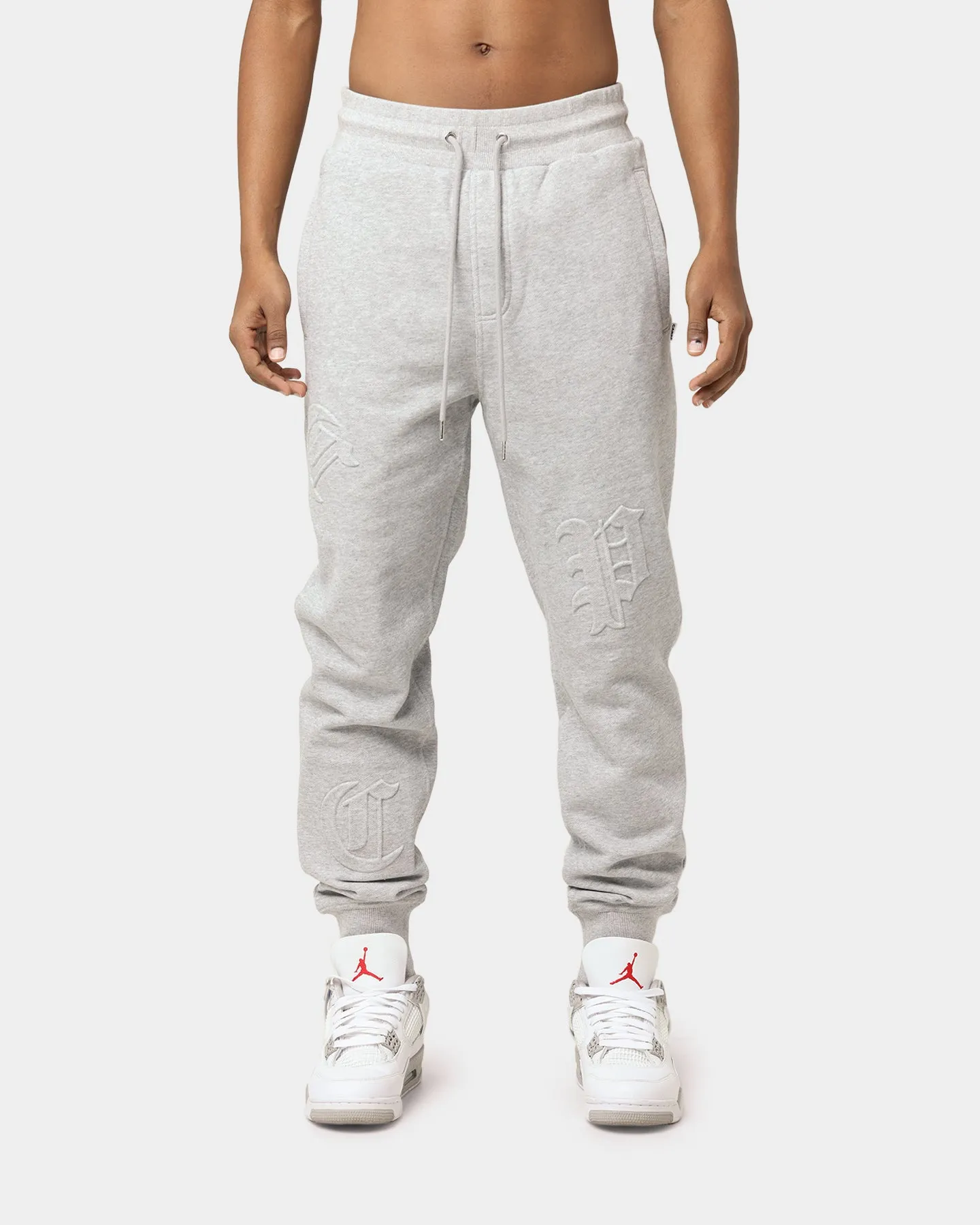 Carré CP Impression Classic Sweat Pants Grey Marle