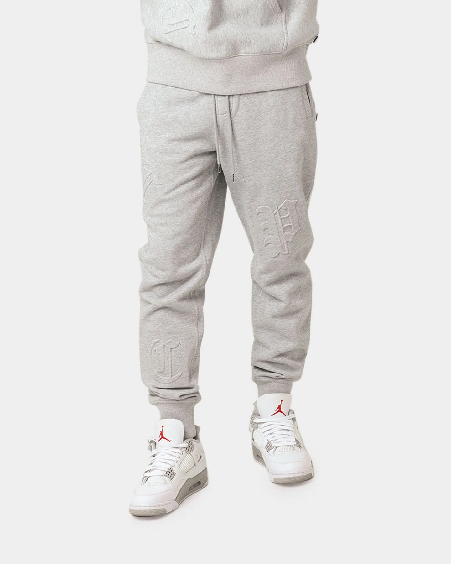 Carré CP Impression Classic Sweat Pants Grey Marle