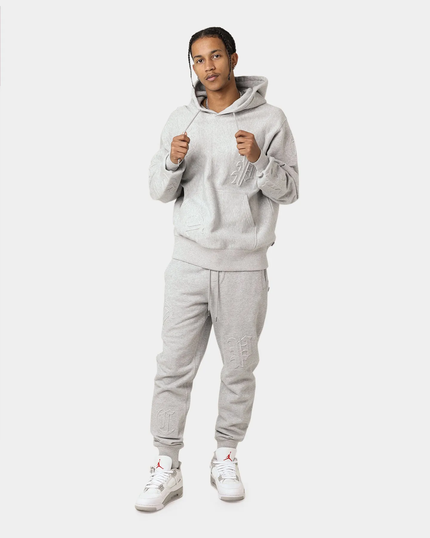 Carré CP Impression Classic Sweat Pants Grey Marle