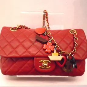 Chanel Vintage Charm Lambskin Single Flap
