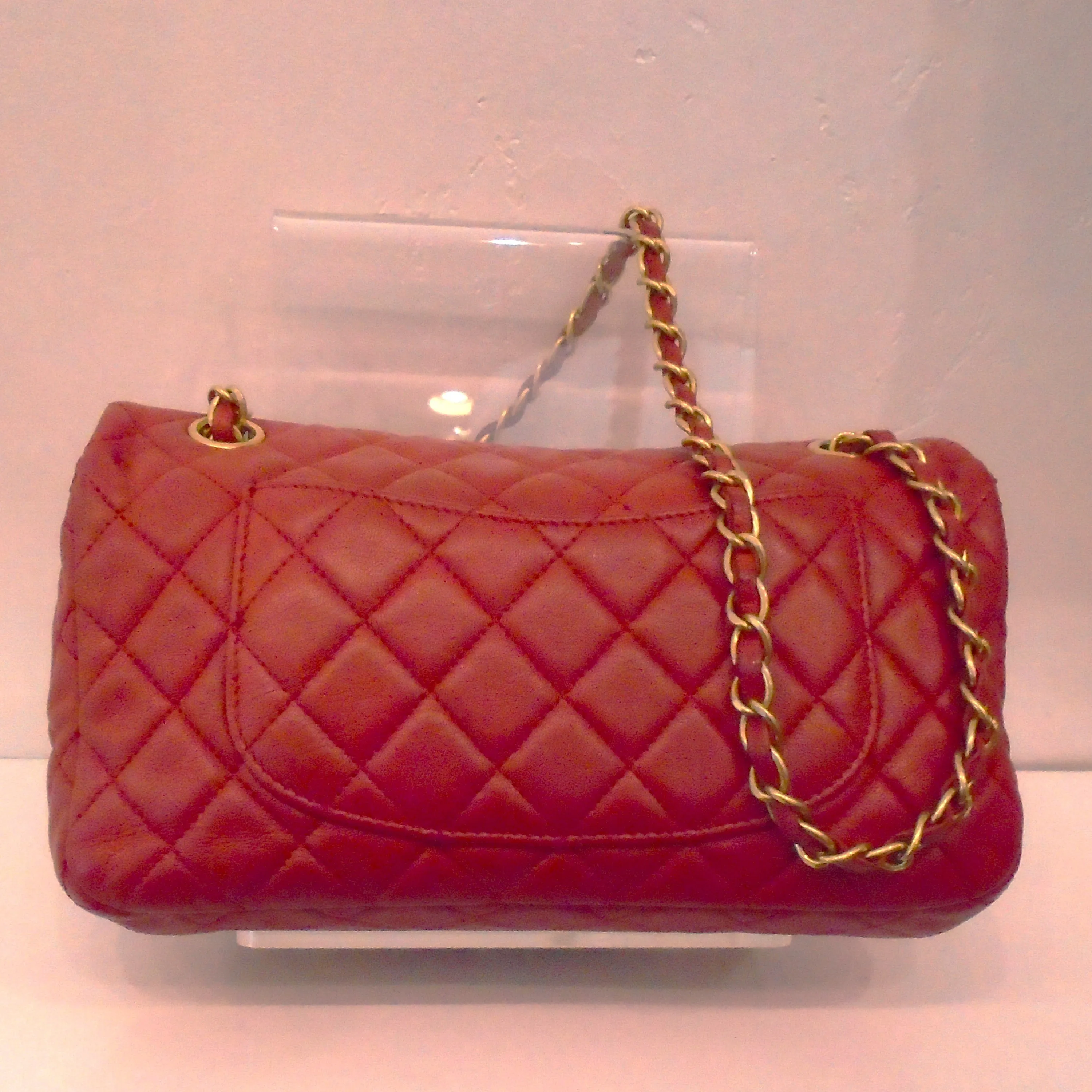 Chanel Vintage Charm Lambskin Single Flap