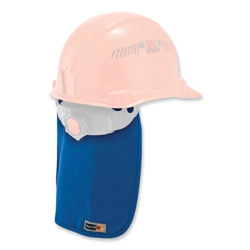 Chill-its 6717fr Fr Cooling Hard Hat Pad And Neck Shade, 12.5 X 9.75, Blue, Ships In 1-3 Business Days