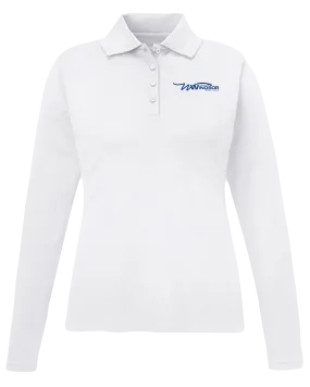 City of Windsor Ladies' Pinnacle Performance Long-Sleeve Piqué Polo with Printed Logo