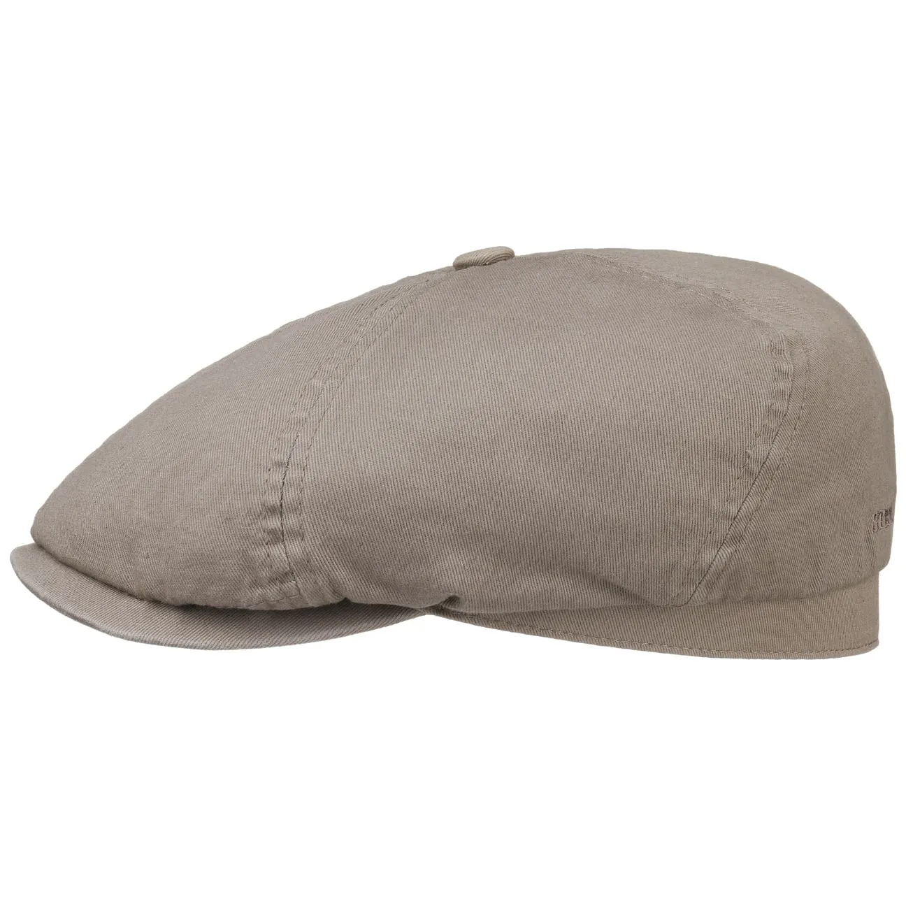 Cotton Twill Flat Cap by Stetson