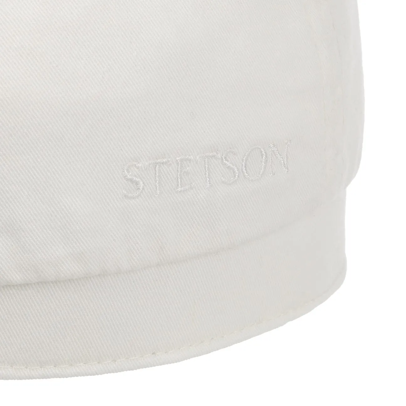 Cotton Twill Flat Cap by Stetson