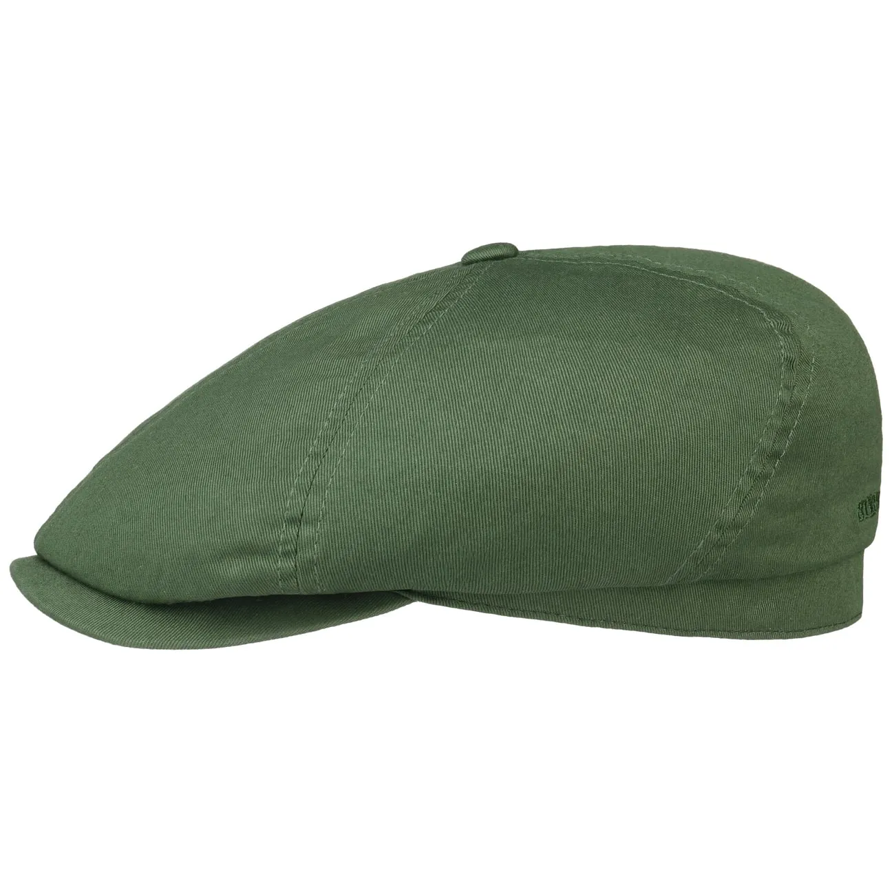 Cotton Twill Flat Cap by Stetson