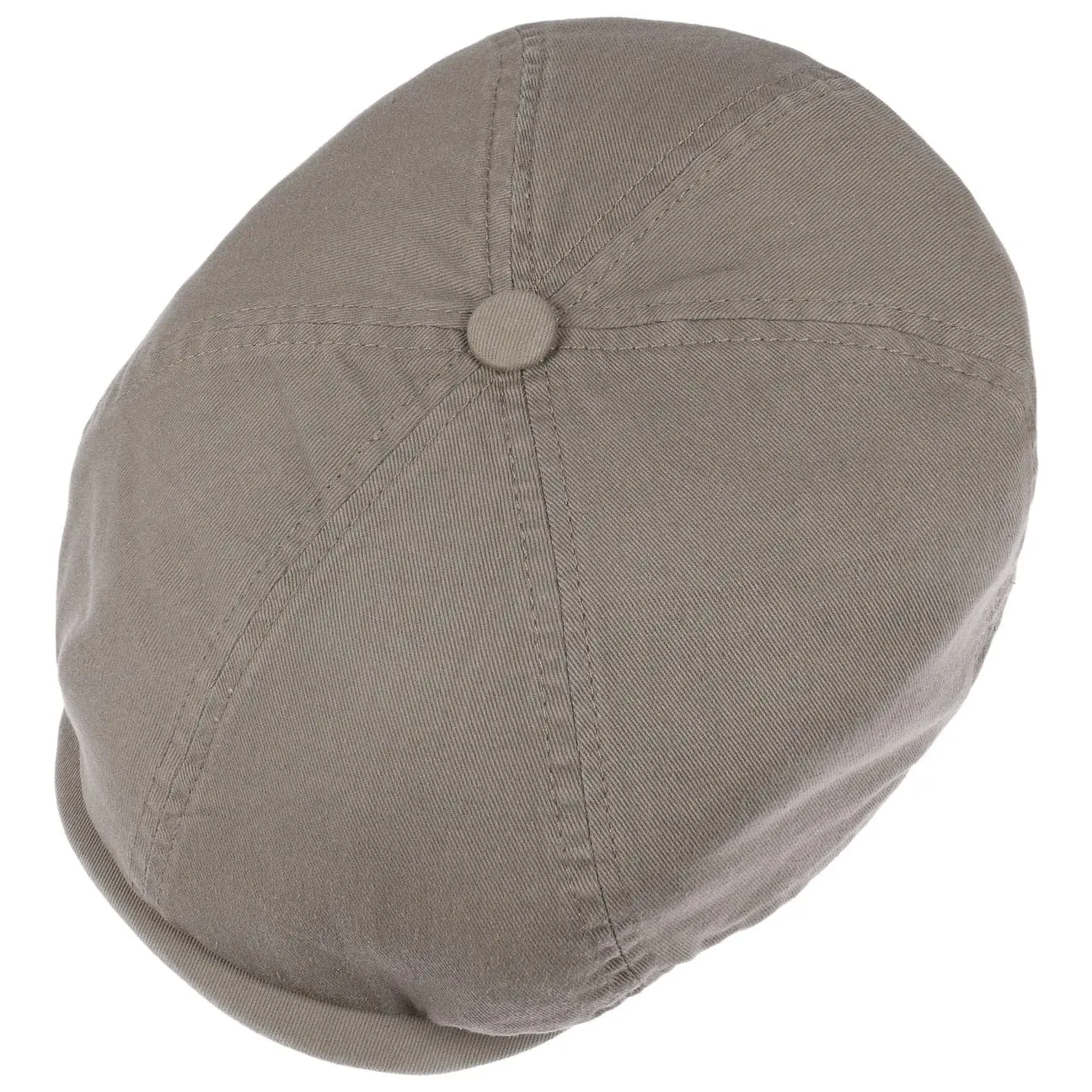 Cotton Twill Flat Cap by Stetson