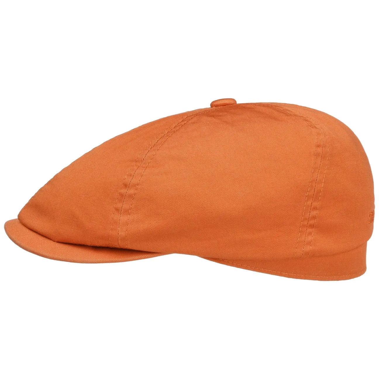 Cotton Twill Flat Cap by Stetson