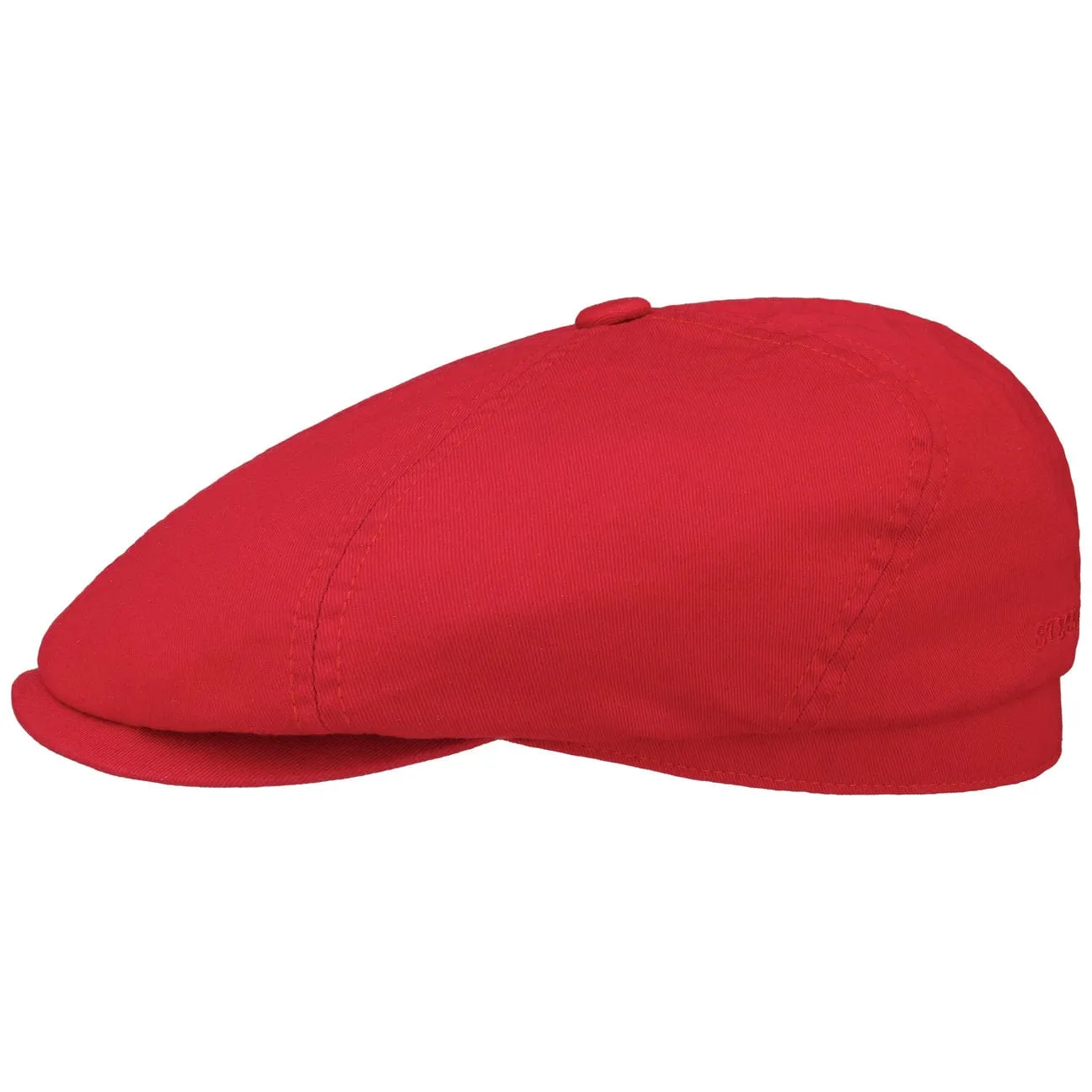 Cotton Twill Flat Cap by Stetson