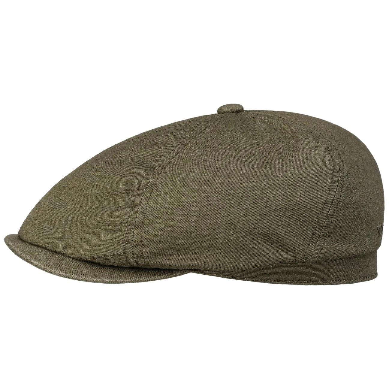 Cotton Twill Flat Cap by Stetson