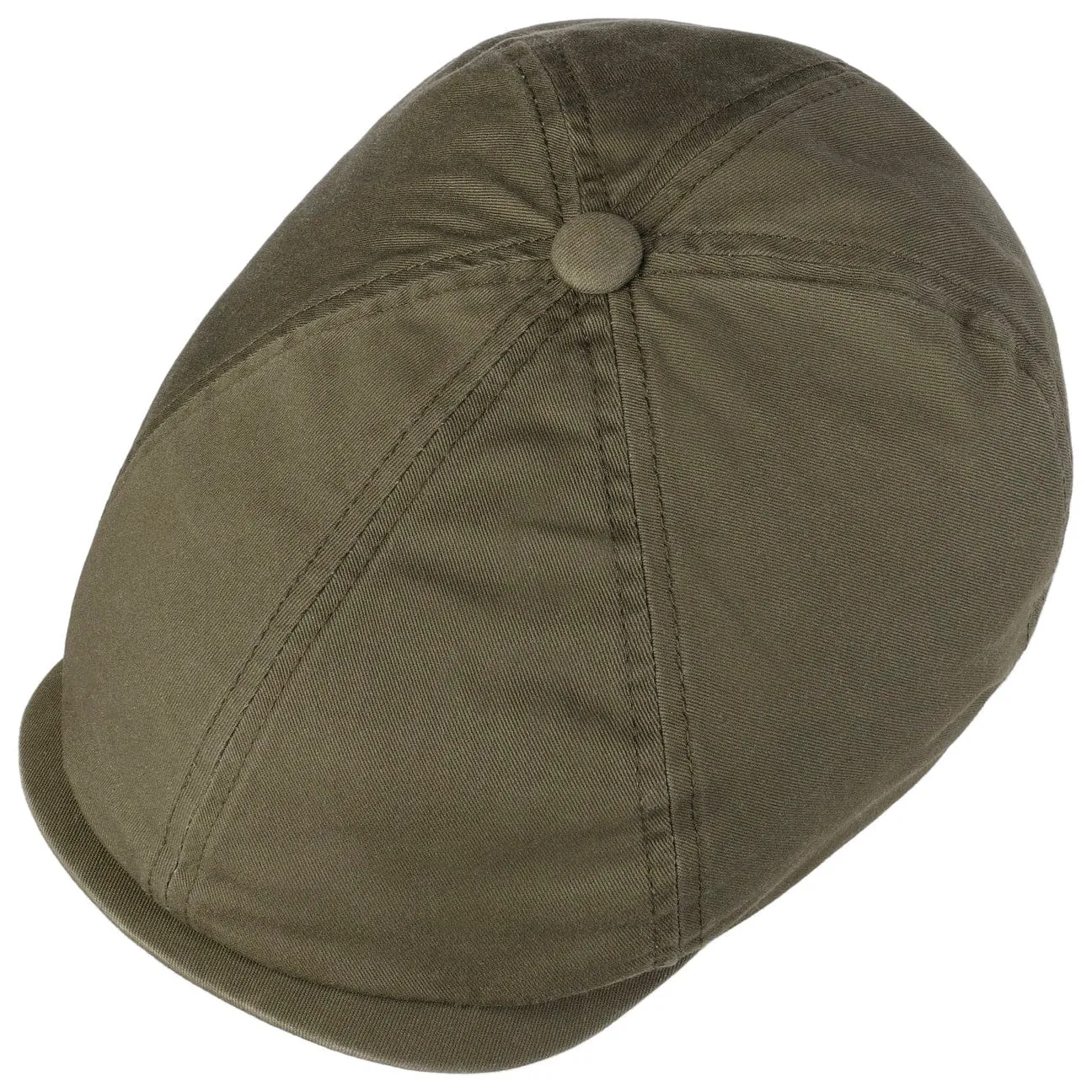 Cotton Twill Flat Cap by Stetson