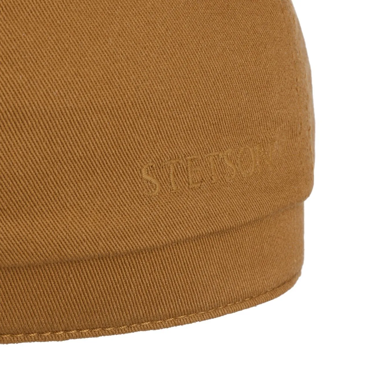 Cotton Twill Flat Cap by Stetson