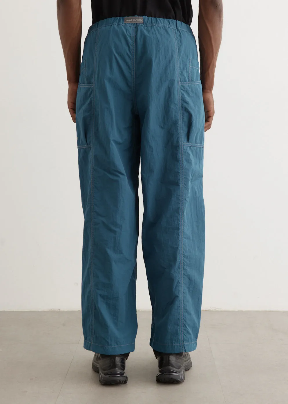 Crinkled Nylon Pants