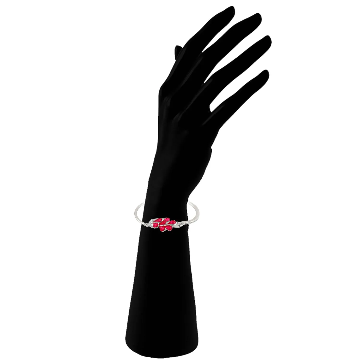 Dazzling Solitaire Crystals Adjustable Bracelet